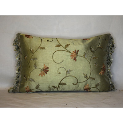  Floral Polyester Throw Pillow