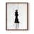 Brown Single Picture Framed