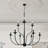 9-light 39"W Candle Style Classic Chandelier-233386436