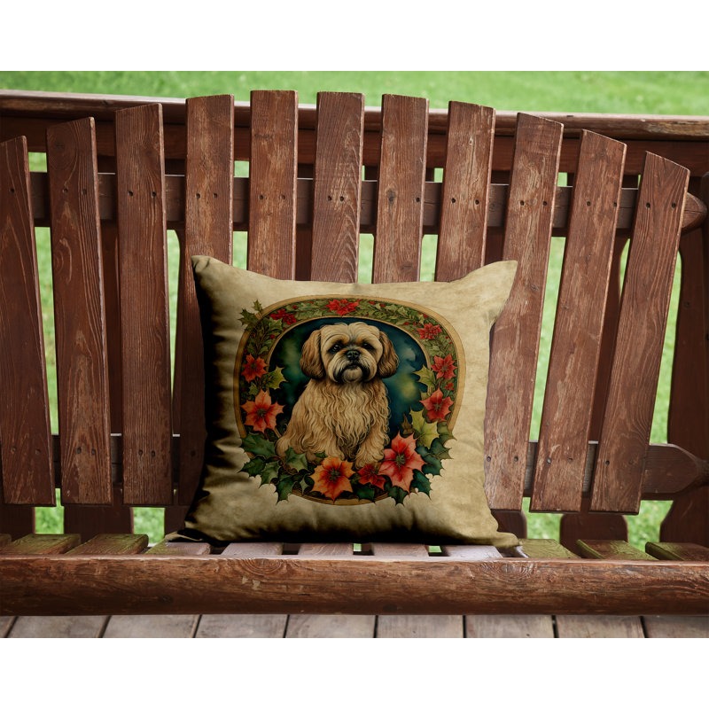 Coussin Christmas, 14 po x 14 po, Carré