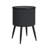 Nebula Round Smart End Table in Black