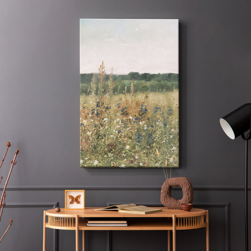 Paysage rétro XCI - galerie Cavas, H 27 po x l 18 po