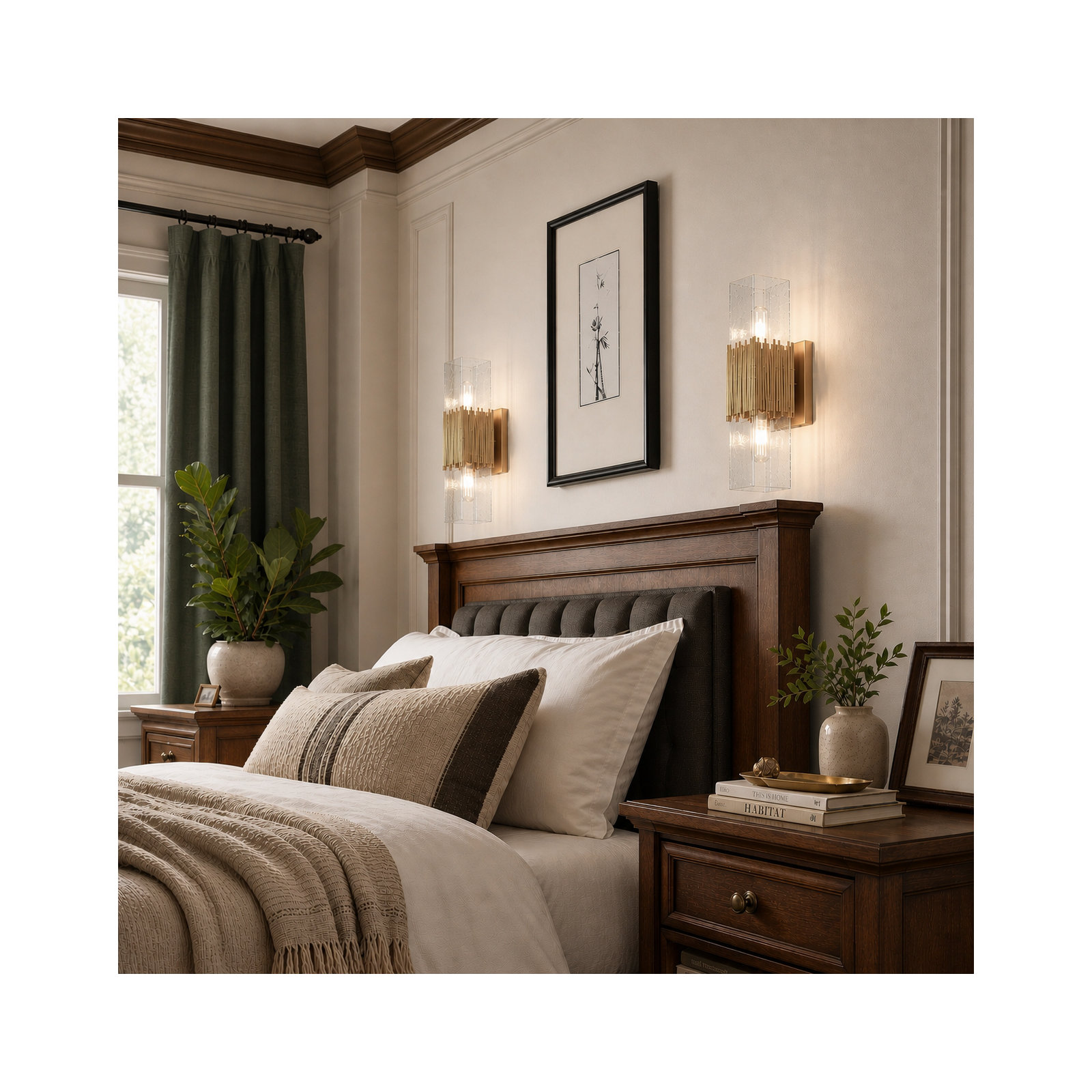 Ulah 17.5"Height Gold Wallchiere