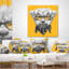 Caniche maltais avec lunettes de soleil - coussin imprimé animal-30745462-30745465