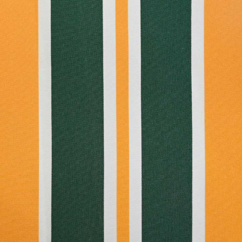 VidaXL Retractable, Striped, Green/Yellow/White, 250cm W x 200cm D