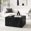 Table basse rectangulaire en MDF avec texture de marbre-589069932-589069934