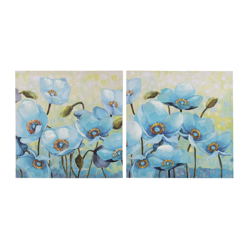 2 Piece Wrapped Canvas Painting Set