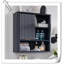 Armoire de salle de bain murale Ansa, armoire de rangement murale avec porte de grange coulissante et 1 tablette réglable ouverte-804183338