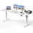 Height Adjustable T-Shaped Computer Desk 180 x 80cm Electric Standing Desk with USB Charging-2008743493-2008743488-2006974548