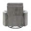 Fauteuil inclinable oscillant en chenille gris anthracite Sagen