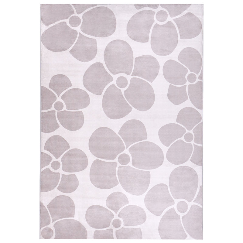 Floral Area Rug, Rectangle 140 x 200 cm