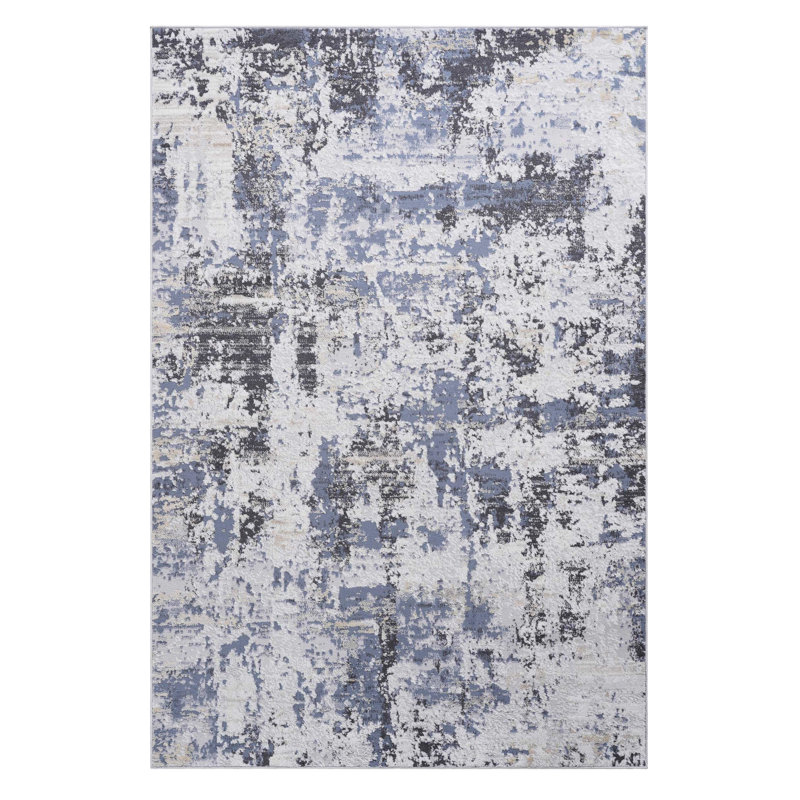 6x9 Grey Area Rug - Non-shedding, Stain , Suits Living Room, Bedroom, Dining Elevates Area, Room Decor, Rectangle 6' x 9'