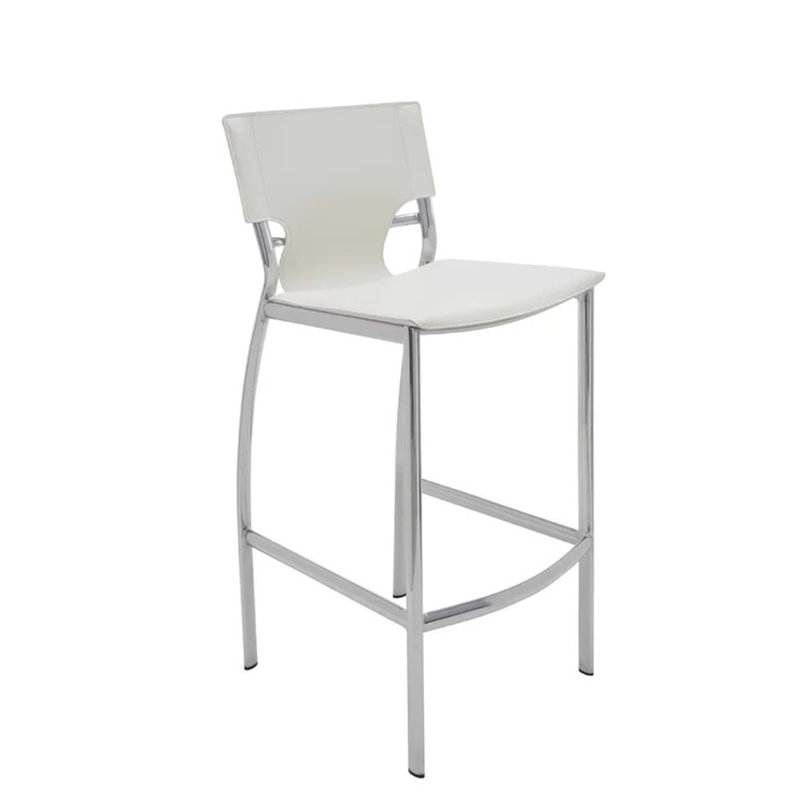 Tabouret de comptoir 25 po Chapeau, Blanc