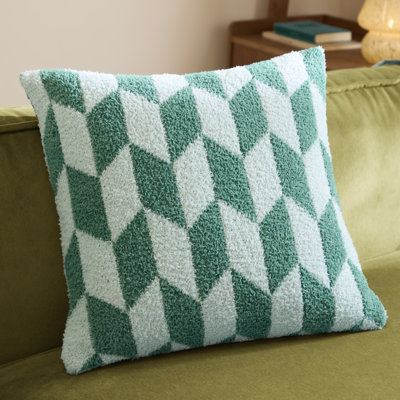 Olsen Geometric Square Throw Pillow Cover