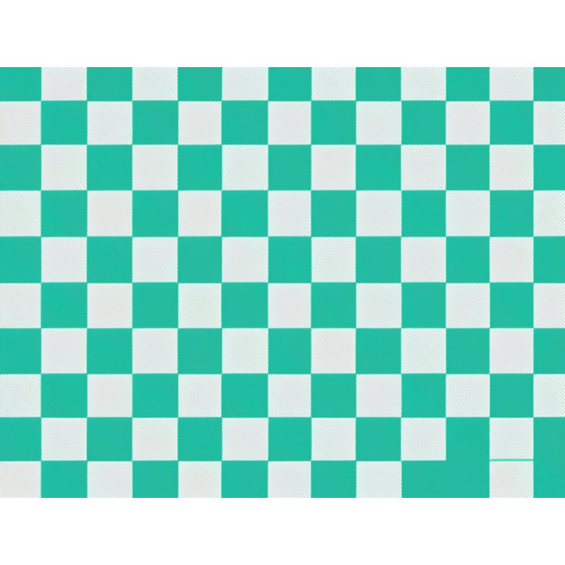 Polyester Comforter, Twin Comforter, Green/Turquoise Checkered