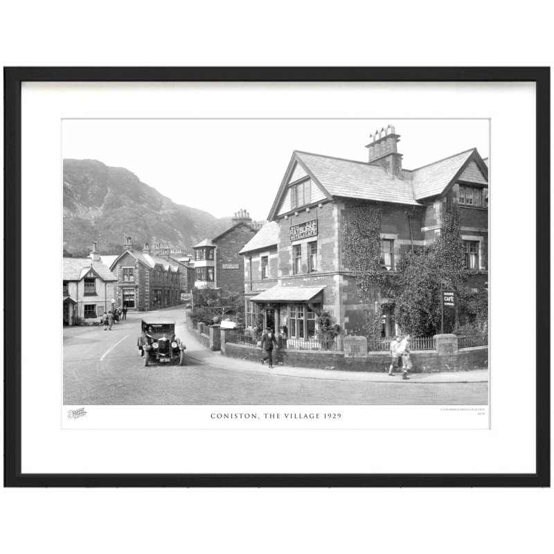 Coniston, The Village 1929 by Francis Frith - Single Picture Frame Print, 45cm H x 60cm W x 2.3cm D