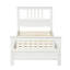 Lit plateforme simple en bois-88580942