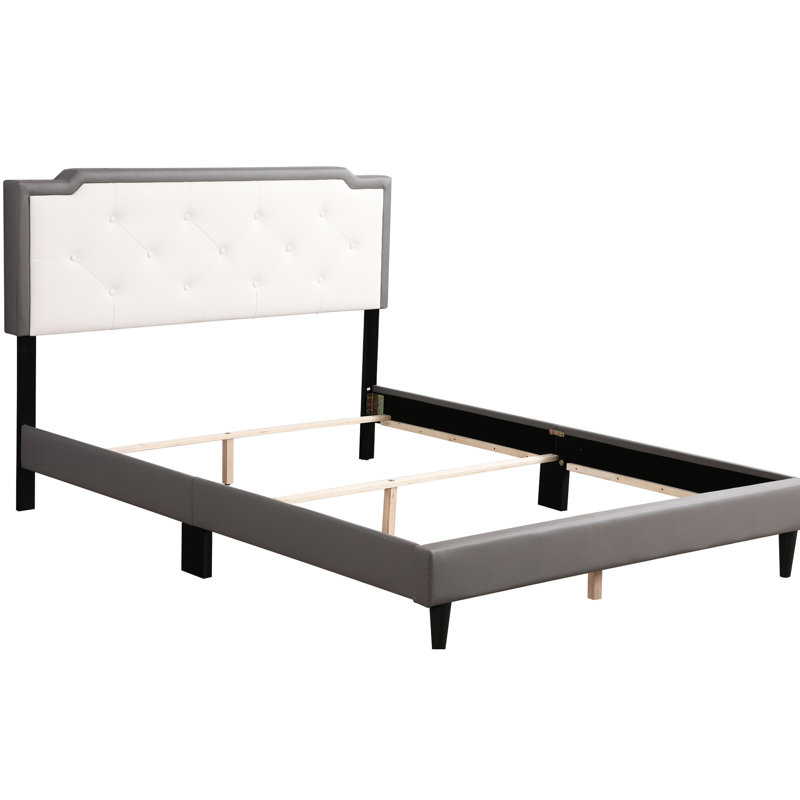Élégant lit simple gris - offre un espace de sommeil confortable décontracté convenant à divers styles de chambre à coucher