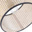 20cm H Cotton Drum Pendant Shade ( Screw On ) in Brown