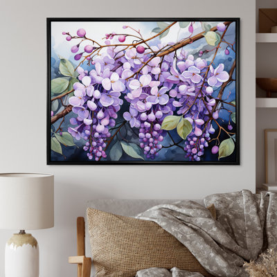 " Purple Morning Glory Graceful V "