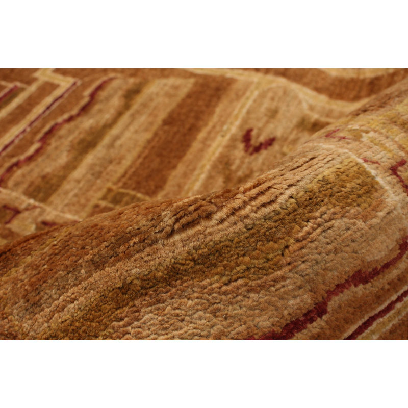Tapis unique en laine noué à la main Ziegler des années 2010 de 3 pi x 4 pi 10 po Pillager
