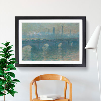 Waterloo Bridge in London Vol.4 by Claude Monet - Picture Frame Painting