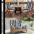 Set Of 2 Outdoor Tufted Rocking Chair Cushions, Non-slip Back, High/low Back Patio Cushions, 45"x22"x4", Seasonal Replacement For Sun Loungers And Chairs-2073865602
