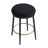 24.75'' Modern Counter Stools Set Of 2,Black Counter Stools With Iron Frame,Sponge Cushion,Footrest,Suitable For Kitchen/Bedroom/Dining Room-1077604067-1077604064