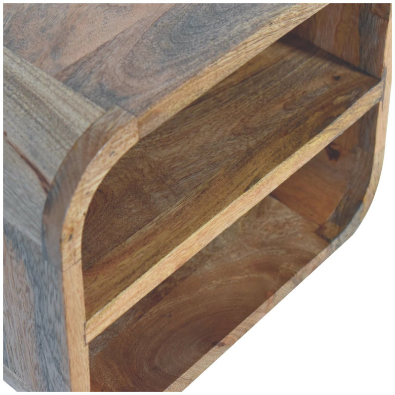Debrianna 13.78'' W Solid Wood Nightstand
