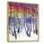 Toile avec cadre flottant brun