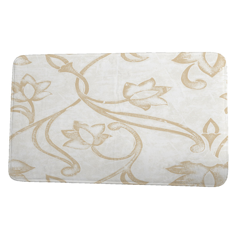 Tapis de bain Lowenthal, l 24 po x L 17 po, Taupe
