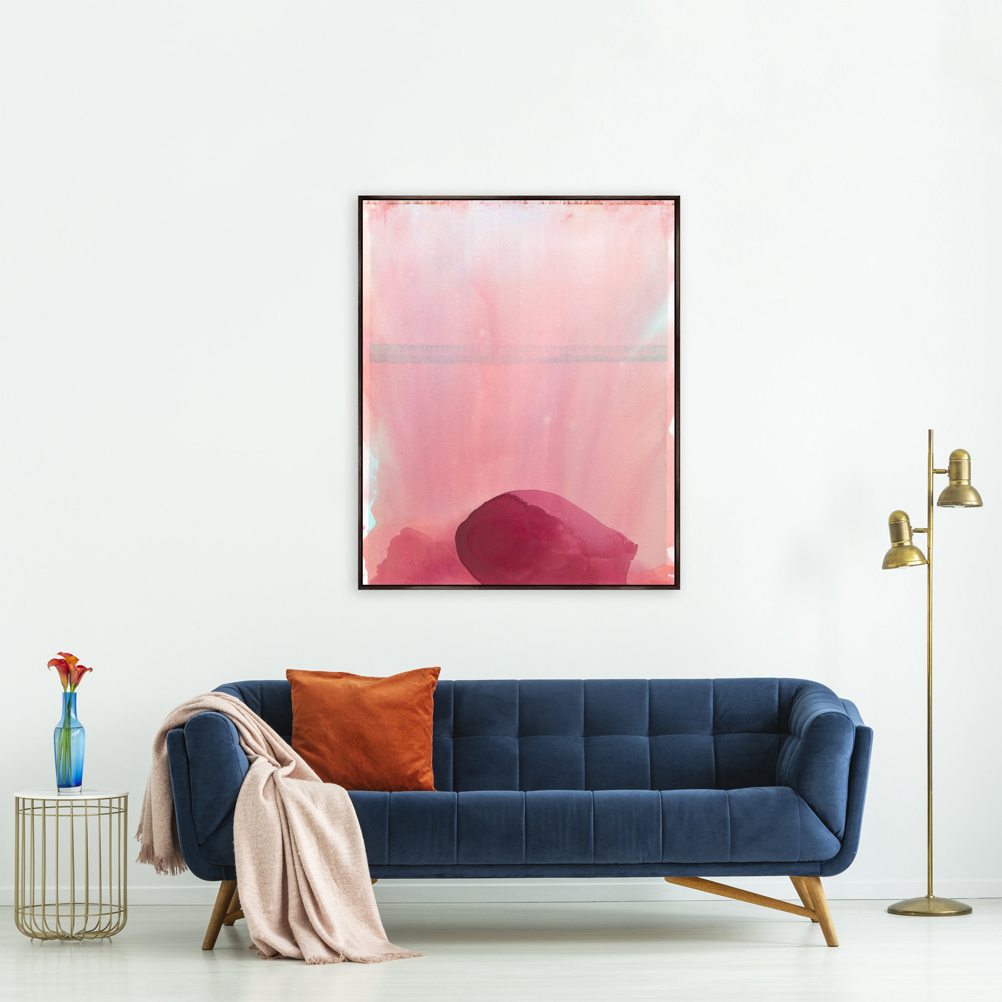 Afterimage by Bella Lane, 51.5" H x 41.5" W x 1.5" D, Image Gel Brush