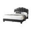 Mobilier de chambre à coucher double avec lit plateforme-1257959041