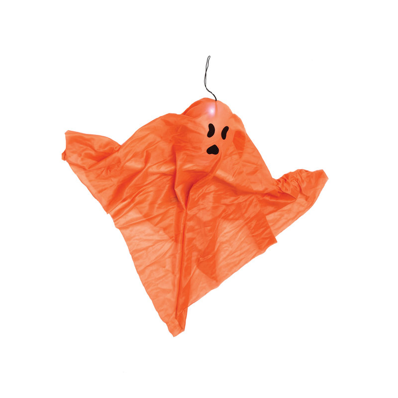 Fantôme lumineux suspendu 24 po orange
