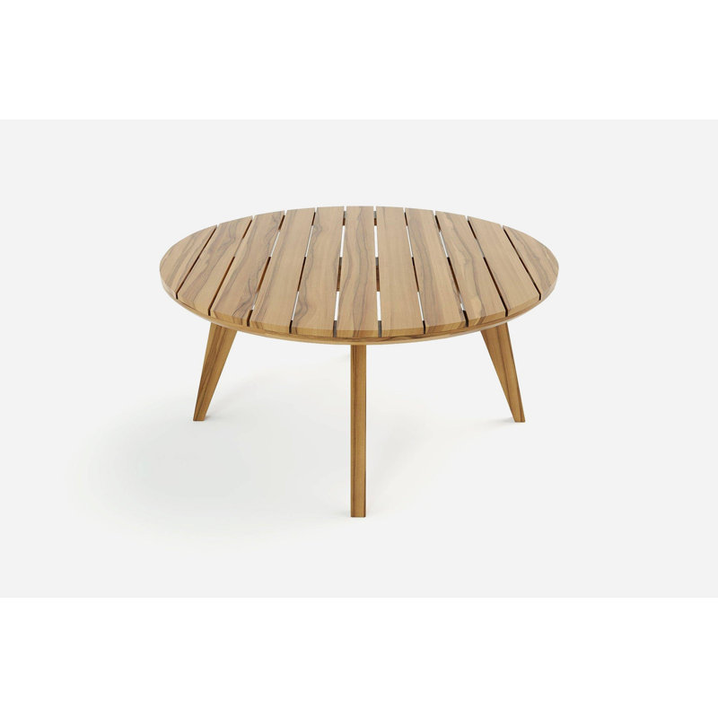 Manzanillo Outdoor Round Teak Coffee Table