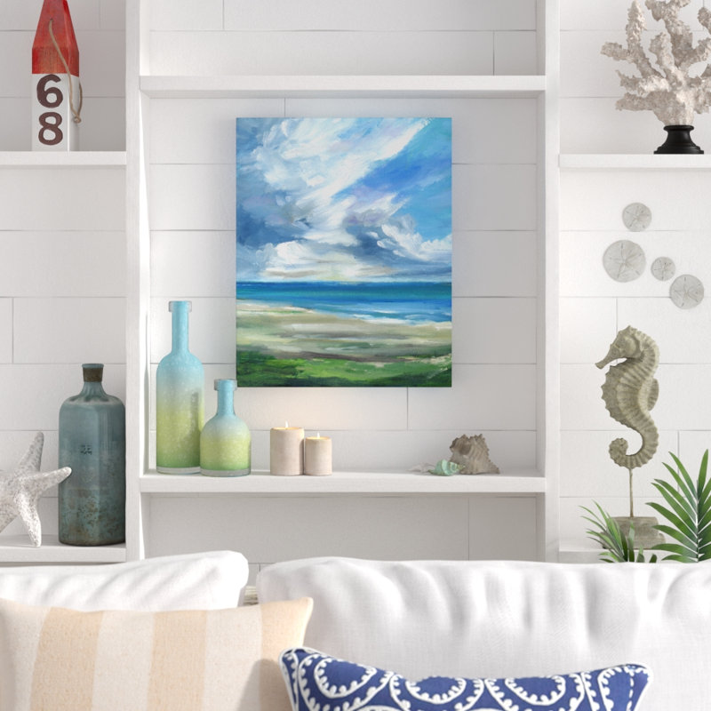 «Big Sky» par Dana McMillan, reproduction sur toile tendue, H 40 po x l 30 po x P 1,5 po