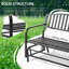 Banc oscillant Outsunny