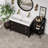 Laverton Octagon Grafito W/Taco 7-7/8 In. X 7-7/8 In. Porcelain Floor And Wall Tile-112730085