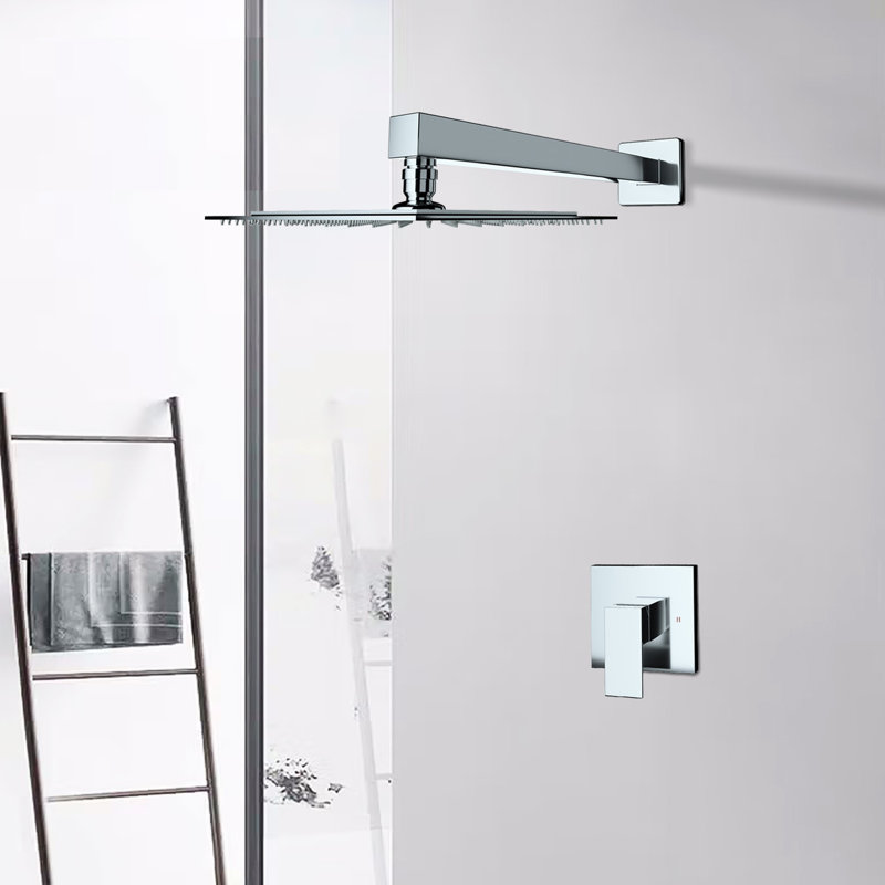 Robinet de douche mural avec soupape fixe - Fabrication en laiton raffiné