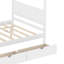 Lit plateforme double avec rangement Grovesend-87036340