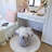 High-End Original Designer Vanity Stool with Casters