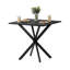 Tables de bout peu encombrantes, style industriel en bois et en acier pour la maison