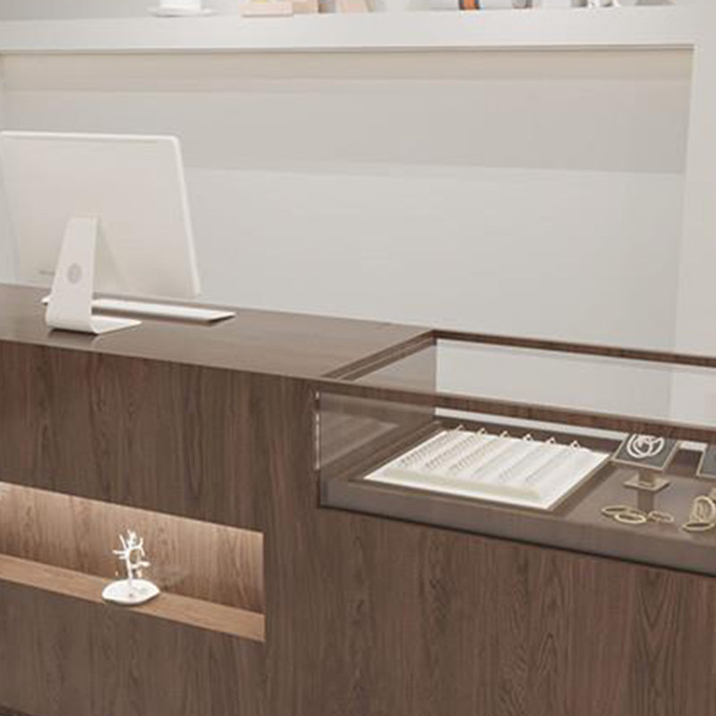Vitrine simple et moderne, H 39,37 po x l 78,74 po x P 23,62 po
