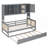 Wooden Daybed With Twin Size Trundle, And All-In-One Cabinet And Shelf-1153309263