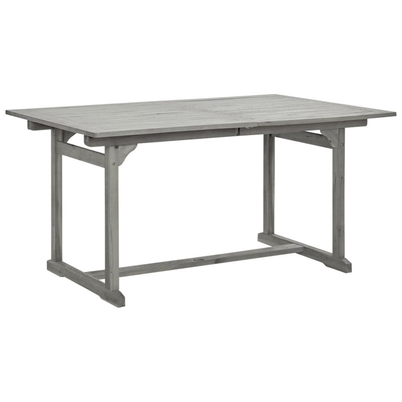 Lenworth Garden Dining Table Solid Acacia Wood, 75cm H x 240cm L x 100cm D