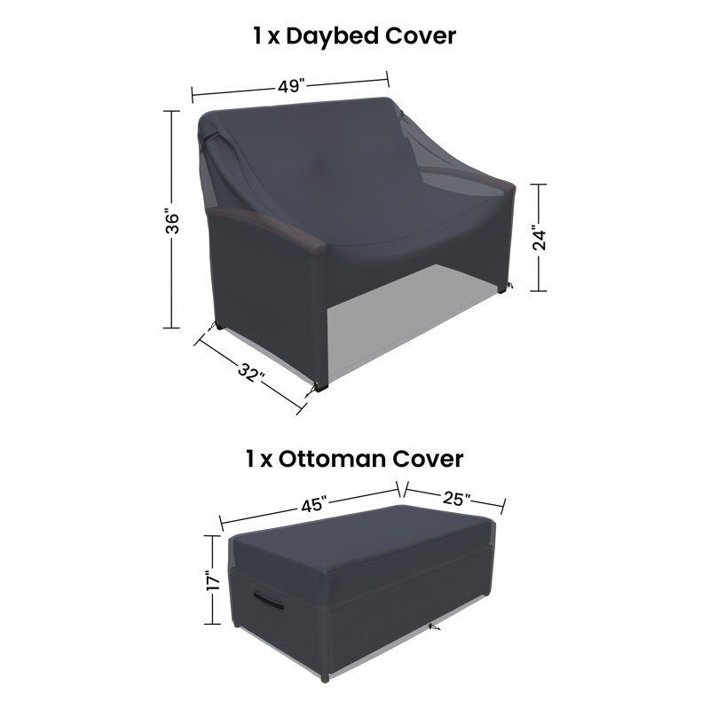 Housses de conversation pour canapé modulaire de 66 po de large Talleysville