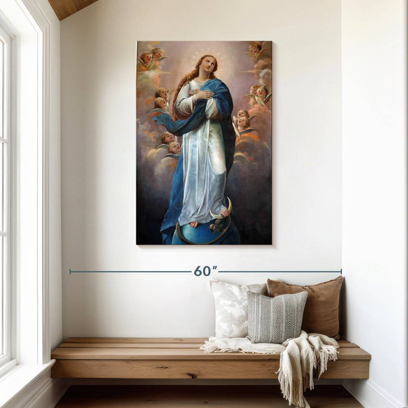 Vierge Marie Adella, H 45 po x l 30 po