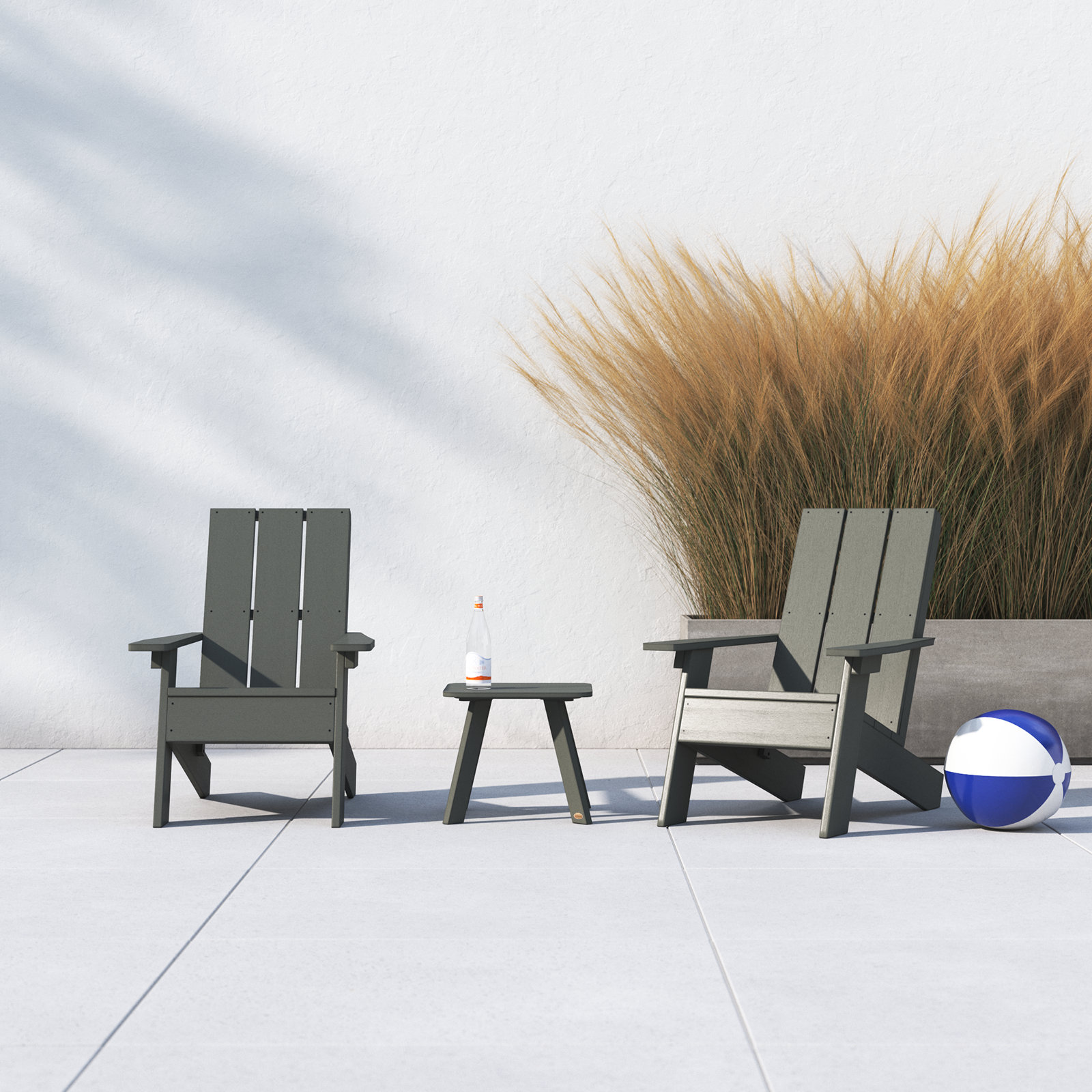 Byrnes 2 - Person Patio Conversation Set, Coastal Teak