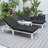Chelsea Outdoor Metal Chaise Lounge with Table , Cushion Included-70786225