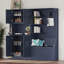 Armoire de vestibule multifonctionnelle de gauche à droite (peut être utilisée séparément) avec rangement et 4 crochets, armoire de rangement / arbre d'entrée 2 en 1 pour le salon, la cuisine et le couloir-501377896